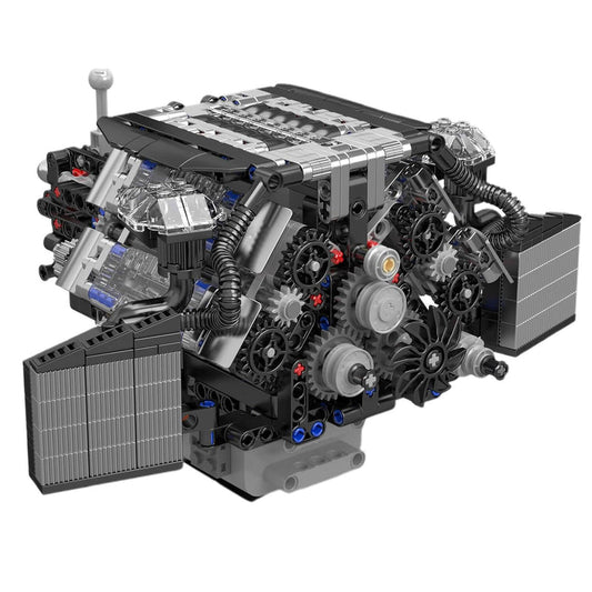 Twin Turbo W12 German Engine 870pcs