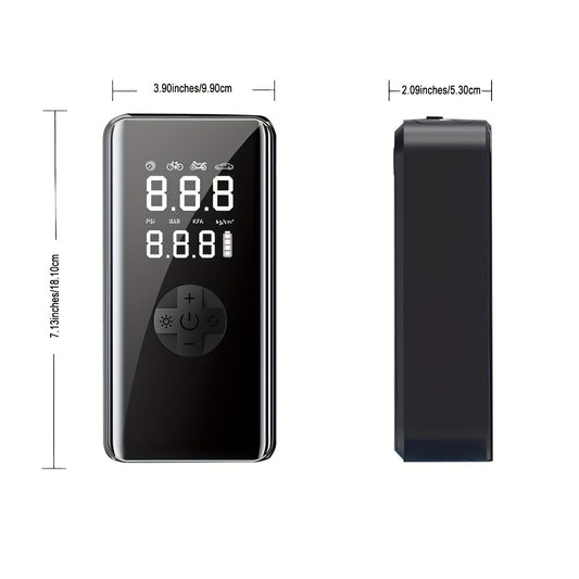 Car Battery Starter Kit with Air Compressor (7-in-1)